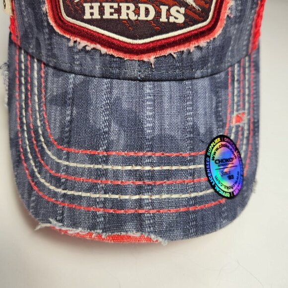 Kubota Cap Hat Home Is Where The Herd Is Mesh Back Snapback Choko Authentics - Picture 8 of 12